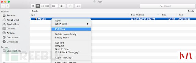 如何随心所欲恢复macOS中被删除的文件